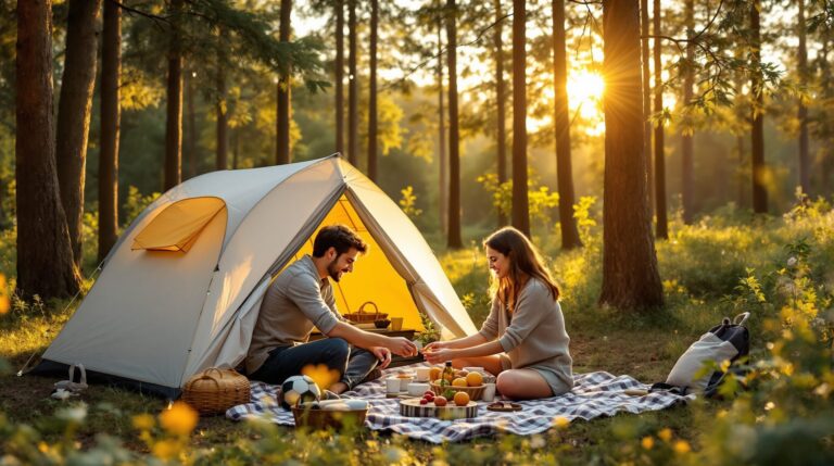 camping Oise couple