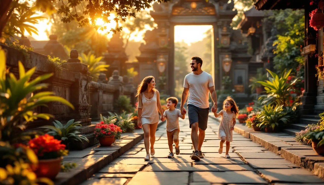 voyage à bali en famille