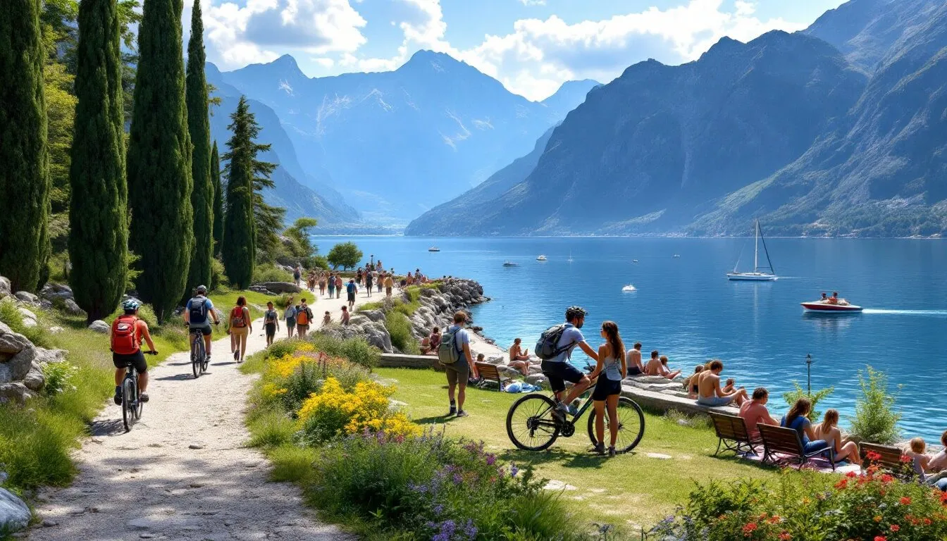 que faire autour du lac de garde