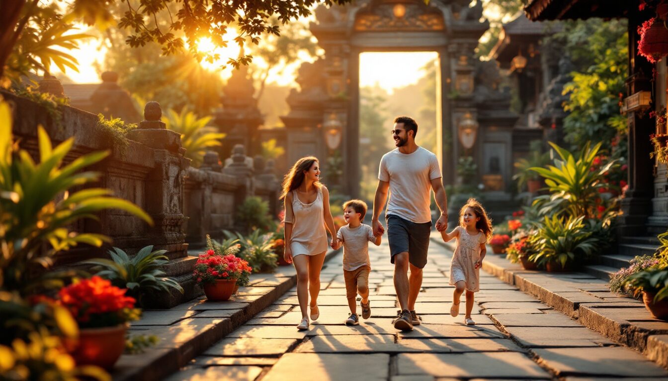 voyage à bali en famille