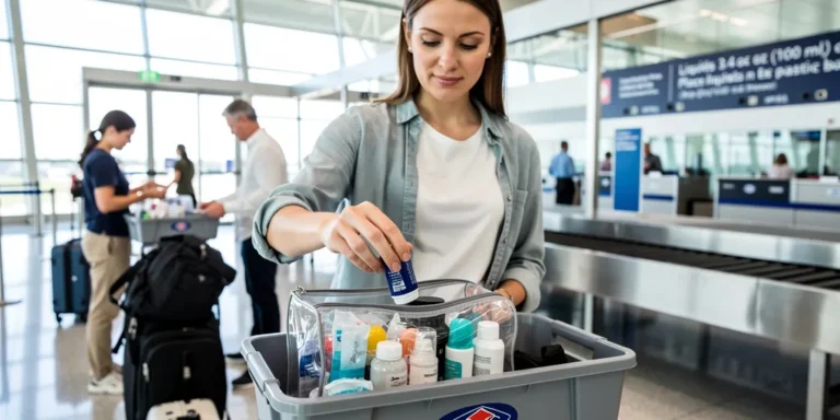 déodorant en avion