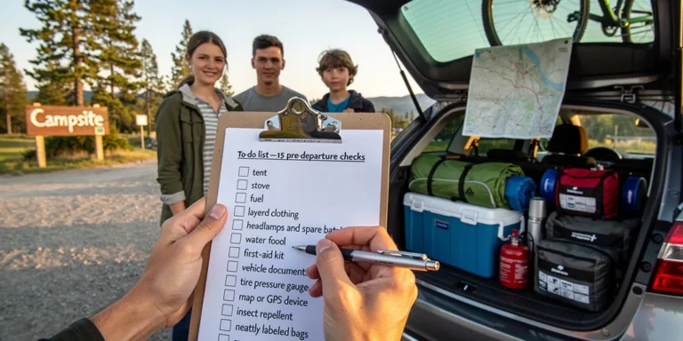 to do list camping