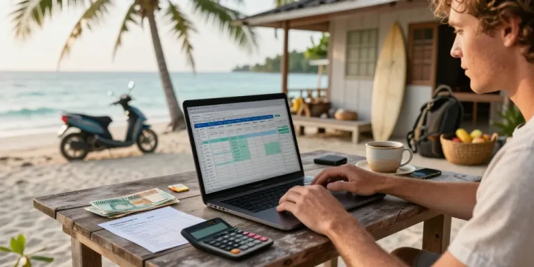 Budget mensuel réel pour vivre sur une île indonésienne en tant que nomade digital