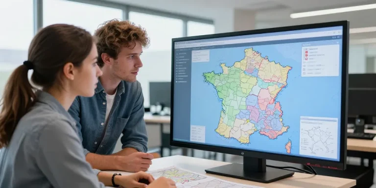 carte département france