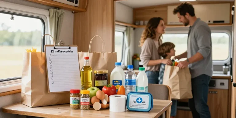 liste courses vacances mobil home