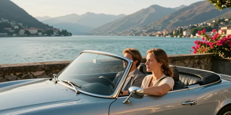 road trip lac italien