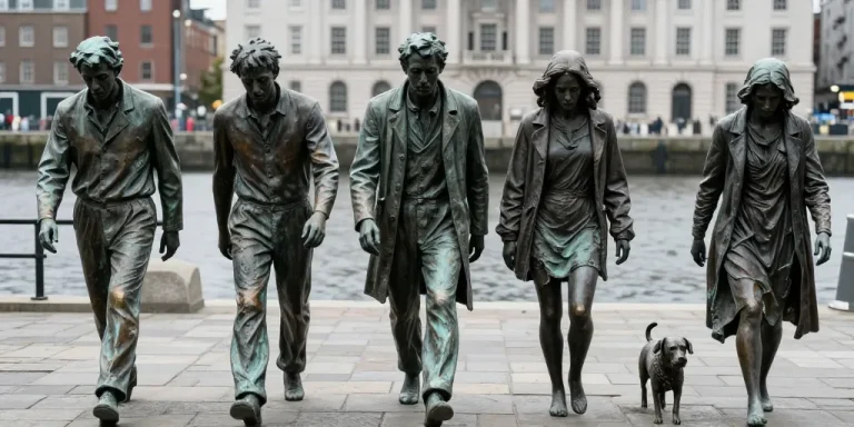 famine memorial in dublin