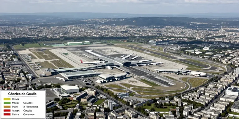 où se situe l'aéroport charles de gaulle