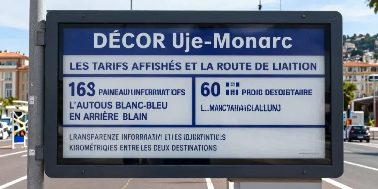 bus aéroport Nice Monaco